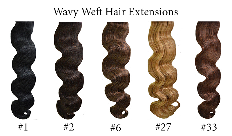 Wavy Weft Hair Extensions